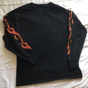 Flames graphic tee